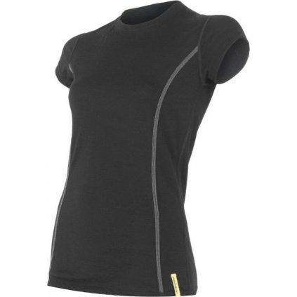 Dámské merino tričko SENSOR active černá (Velikost S, Barva černá)