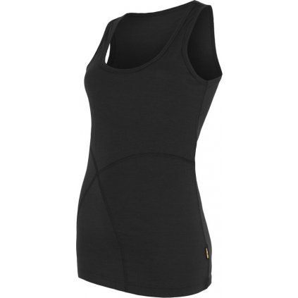 Dámské termo tílko SENSOR Merino active černá (Velikost M, Barva černá)
