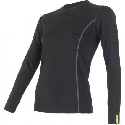 Dámské termo tričko SENSOR Merino active černá (Velikost L, Barva černá)