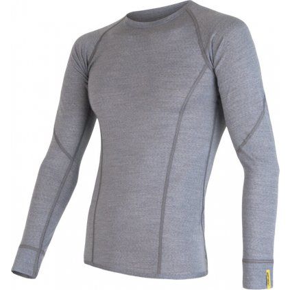 Pánské merino tričko SENSOR active šedá (Velikost XXL, Barva šedá)