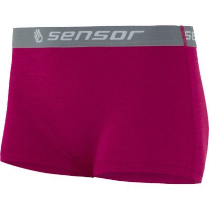 Dámské nohavičkové termo kalhotky SENSOR Merino active fialová (Velikost L, Barva fialová)