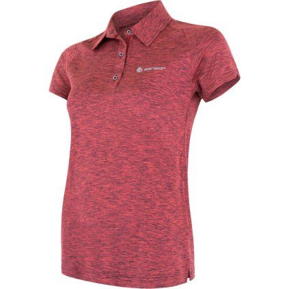 Dámské funkční polo tričko SENSOR Motion růžová (Velikost S, Barva růžová)