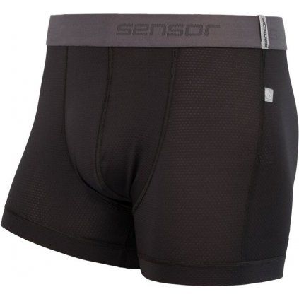 Pánské funkční boxerky SENSOR Coolmax tech černá (Velikost S, Barva černá)