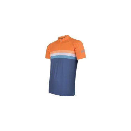 Pánský cyklodres SENSOR Summer stripe modrá (Velikost S, Barva modrá)
