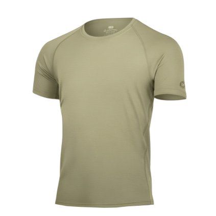 Pánské merino triko LASTING Quido zelené (Velikost L)