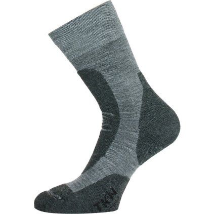 Funkční ponožky LASTING Tkn šedé (Velikost L)
