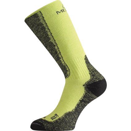 Merino ponožky LASTING Wsm zelené (Velikost M)