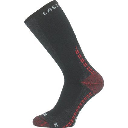 Merino ponožky LASTING Wsm černé (Velikost S)