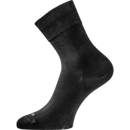 Bavlněné ponožky LASTING Plb černé (Velikost L)