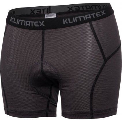 Dámské cykloboxerky s výstelkou KLIMATEX Jovana antracit (Velikost M)