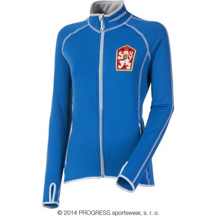 Dámská sportovní ČSSR retro mikina PROGRESS Timura modrá