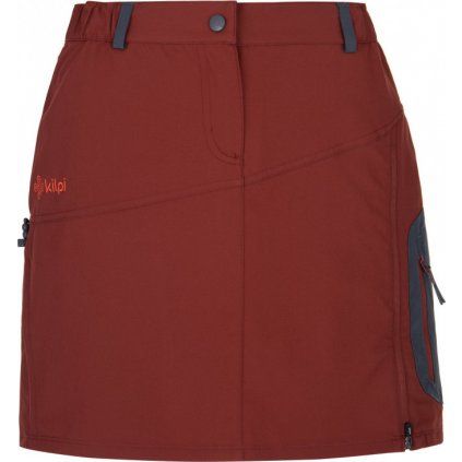 Dámská outdoorová sukně KILPI Ana-w tmavě červená (Velikost 36)