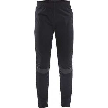 Dětské zateplené kalhoty CRAFT Adv Warm XC Tights Junior černé (Velikost 146)