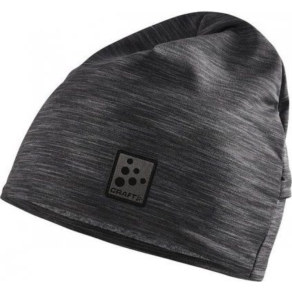 Unisex funkční čepice CRAFT Adv Microfleece Ponytail černá (Velikost UNI)