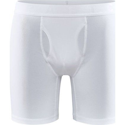 Pánské funkční boxerky CRAFT CORE Dry 6" - bílá (Velikost L)