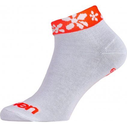 Sportovní ponožky ELEVEN Luca Flower Fluo (Velikost L (42-44))