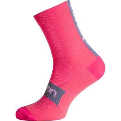 Cyklistické ponožky ELEVEN Suuri Akiles Pink (Velikost S (36-38))