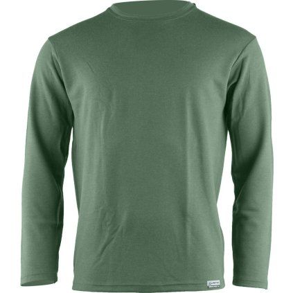 Pánský merino svetr LASTING Wolk zelená (Velikost XL)