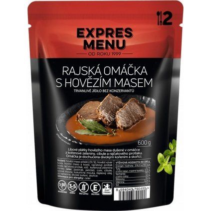 583 rajska omacka s hovezim masem
