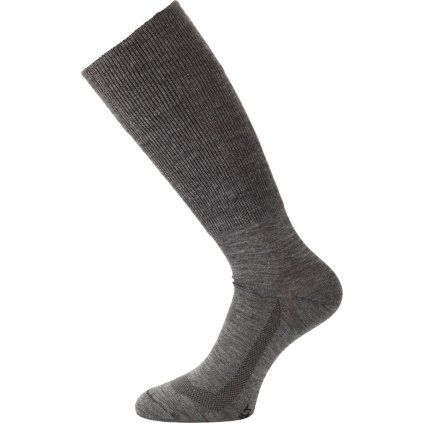 Unisex merino ponožky LASTING Wlt šedé (Velikost L)