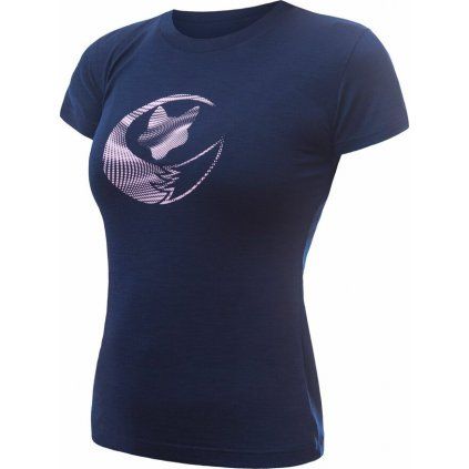Dámské termo triko SENSOR Merino Active PT Fox deep blue (Velikost S, Barva modrá)