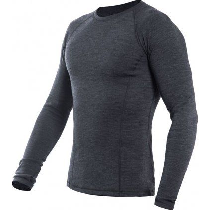 Pánské termo triko SENSOR Merino Bold anthracite gray (Velikost S, Barva šedá)