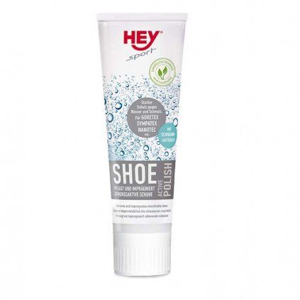 Černý ošetřující a impregnační prostředek na boty HEY Shoe Active Polish 75 ml (Velikost 75ml)
