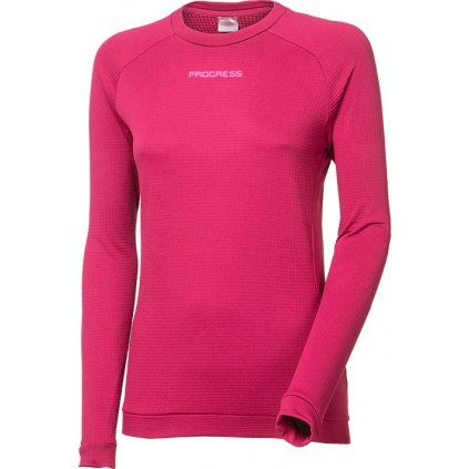 Dámská sportovní mikina PROGRESS Cubica fuchsie (Velikost S)