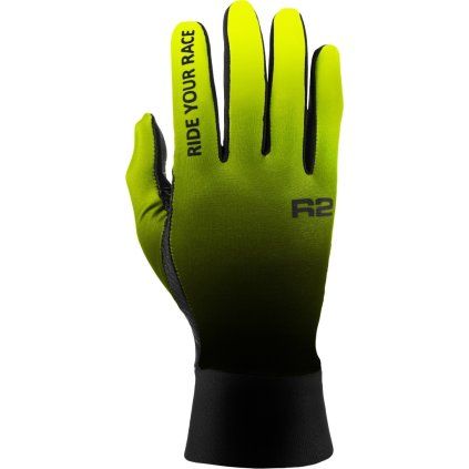 Unisex zateplené rukavice R2 Ligero zelené (Velikost M)
