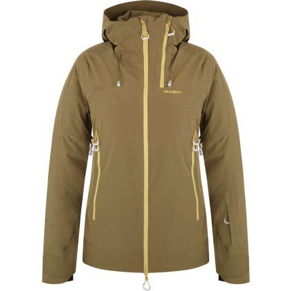 Dámská lyžařská bunda HUSKY Gambola khaki (Velikost XXL)