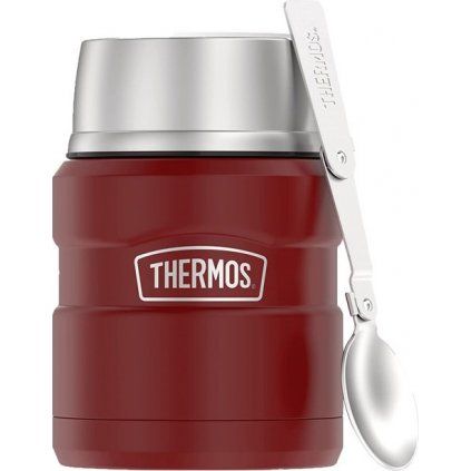 termoska na jidlo stainless king rustic red