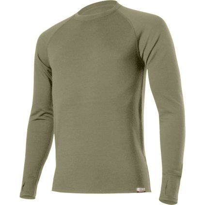 Pánské merino triko LASTING Wity zelené (Velikost L)