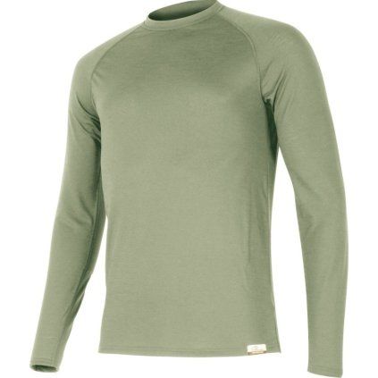 Pánské merino triko LASTING Atar zelené (Velikost 2XL)