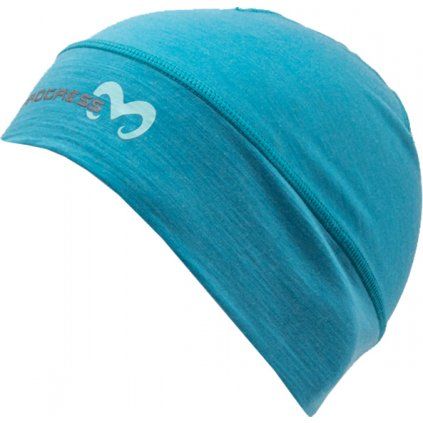Unisex merino čepice PROGRESS MW Beanie modrá (Velikost S/M)