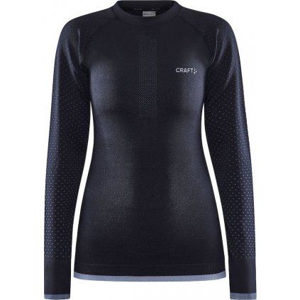Dámské termo triko CRAFT Adv Warm Intensity Ls černá (Velikost XS)