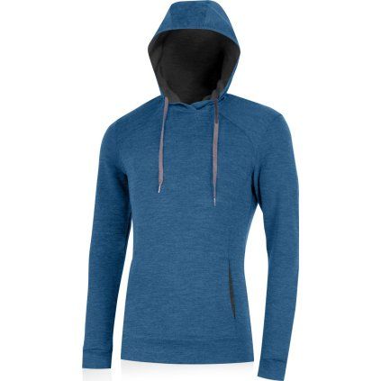 Pánská merino mikina LASTING Werich modrá (Velikost L)