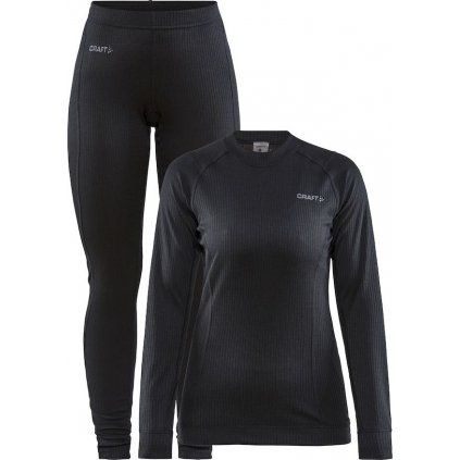 Dámský termo set CRAFT Core Dry Baselayer černá (Velikost M)