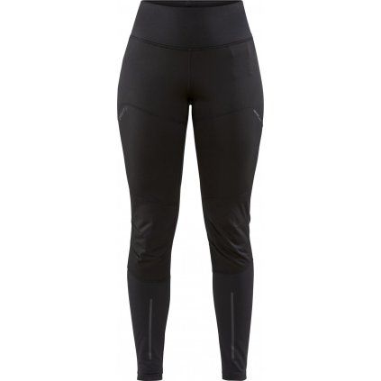 Dámské větruodolné legíny CRAFT ADV Essence Wind Tights černá (Velikost S)