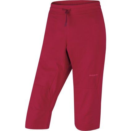 Dámské outdoorové 3/4 kalhoty HUSKY Speedy červené (Velikost L)