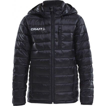 Dětská zateplená bunda CRAFT Isolate Jr černá (Velikost 122)
