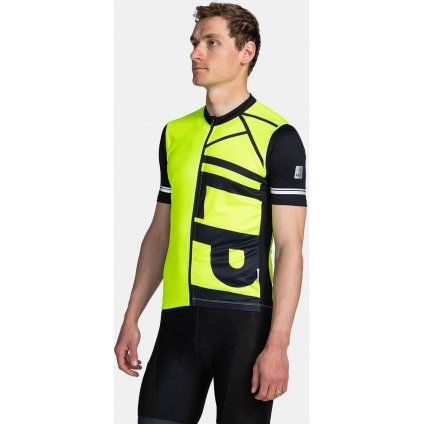 Pánský cyklistický dres KILPI Cavalet žlutý (Velikost L)