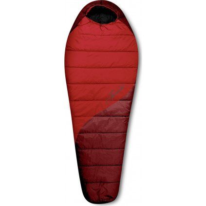 Spacák TRIMM Balance červený (Velikost 185 cm, Barva red/ dark red, Orientace zipu Levý)