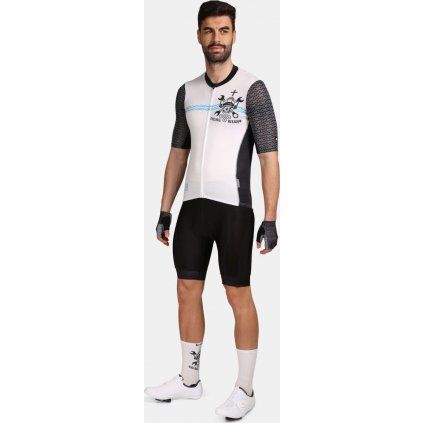 Pánský cyklistický dres KILPI Rival bílý (Velikost L)