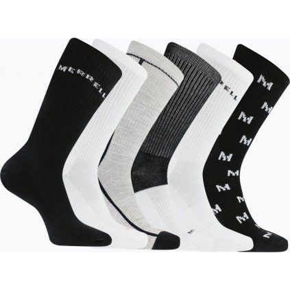 Ponožky MERRELL Recycled Cushion Crew (6 pack) (Velikost S/M)