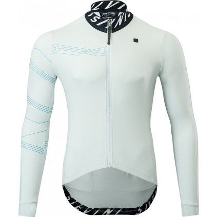 Pánský cyklo dres SILVINI Varano bílá (Velikost S)