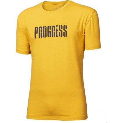 Pánské tričko s bambusem PROGRESS Barbar Army žluté (Velikost M)