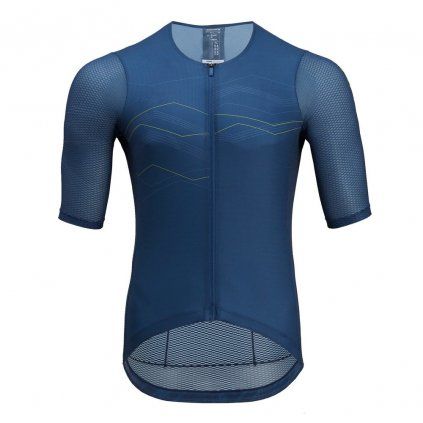 Pánský dres SILVINI Legno modrá (Velikost XS)