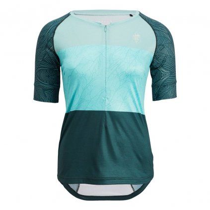 Dámský MTB dres SILVINI Stabina zelená (Velikost XS)