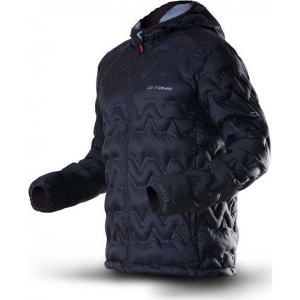 Pánská zimní bunda TRIMM Trock černá (Velikost S, Barva black/ light grey)
