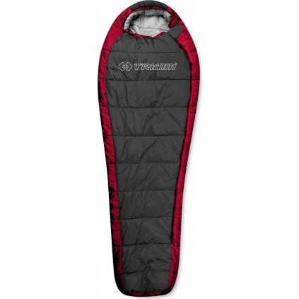 Spacák TRIMM Highlander červený (Velikost 185 cm, Barva red/ dark grey, Orientace zipu Levý)